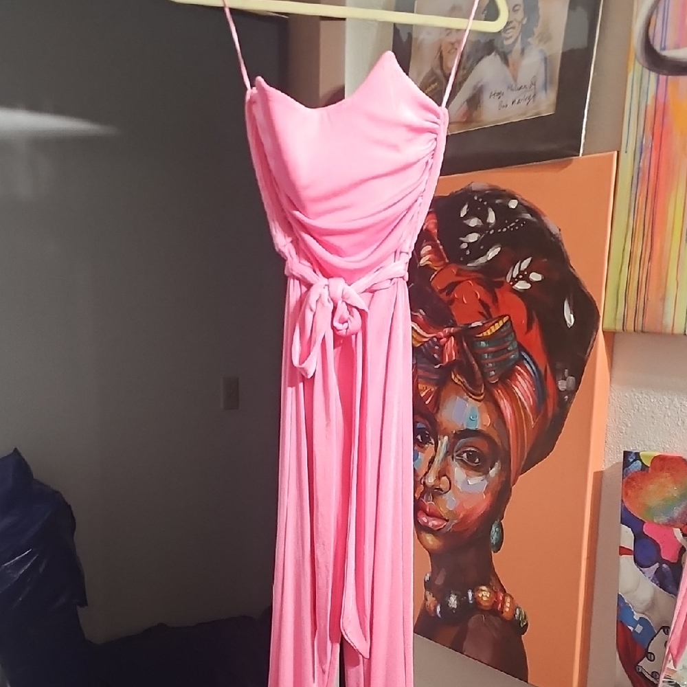 Fashion Nova Pink Jumpsuit